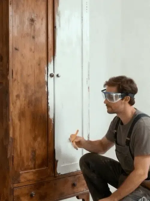 🎨Water-based wood paint for furniture renovation✨ Repairs paint chips and scratches, environmentally friendly and easy to apply