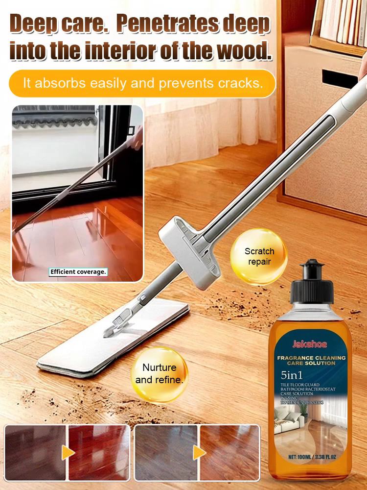 Buy One Get One Free 🧴 German 5-in-1 Floor Cleaner | Deep Cleaning & 99% Antibacterial • Long-lasting Shine