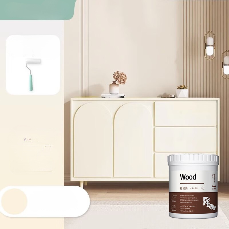 🎨Water-based wood paint for furniture renovation✨ Repairs paint chips and scratches, environmentally friendly and easy to apply