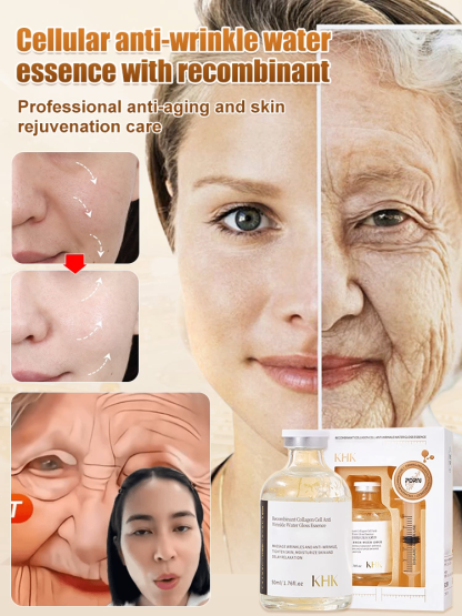 Salmon anti-wrinkle serum: One drop daily reduces lines and yellowing within the day