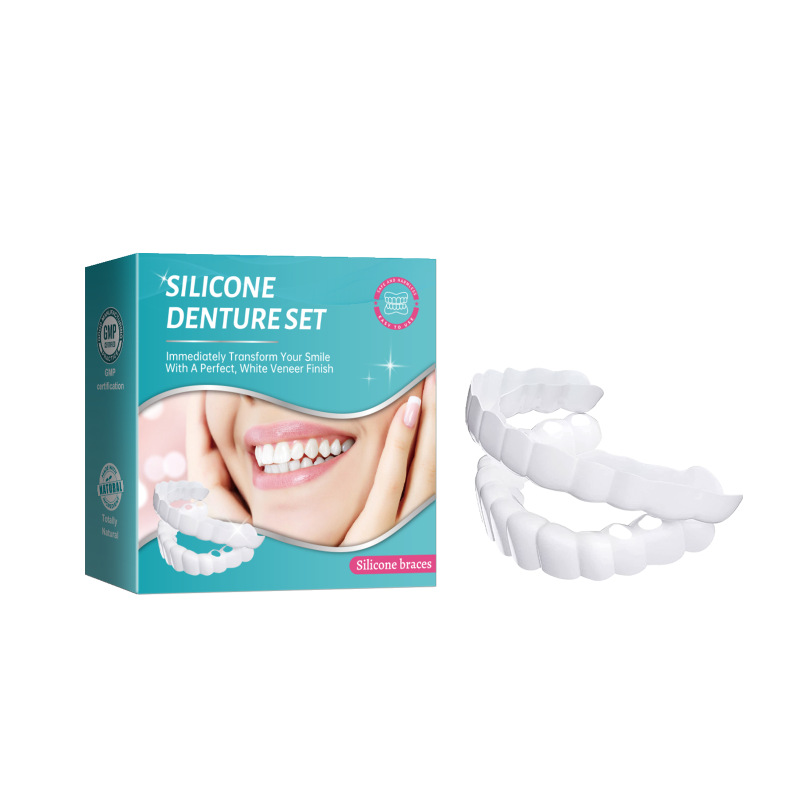 【🦷Buy One Get One Free】😃 Say goodbye to high dental bills! Full mouth dental restoration and whitening dentures, super cost-effective with 3-minute installation