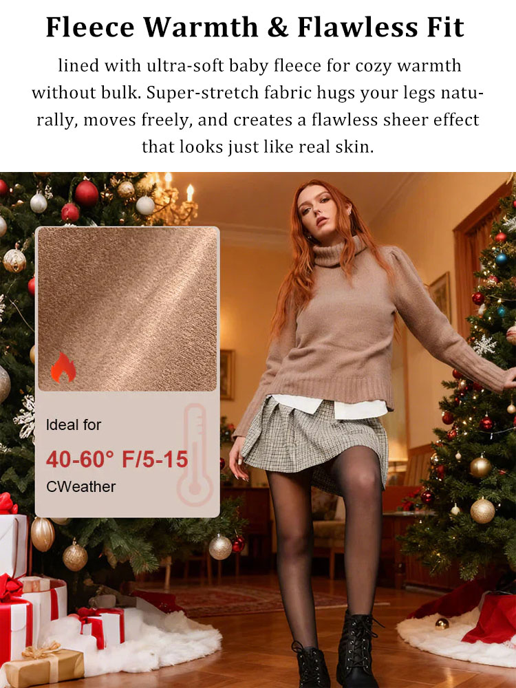 【⏳Limited Time 50% Off】Fleece-Lined Shaping Leggings | ☁️Nude-like High-Elasticity Experience