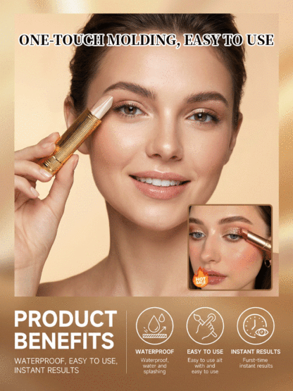 【🌟Buy 1 Get 1 Free!】Dual-color 3-in-1 eyeshadow stick, create eye makeup in 3 seconds, beginner-friendly and foolproof, free shipping to your door
