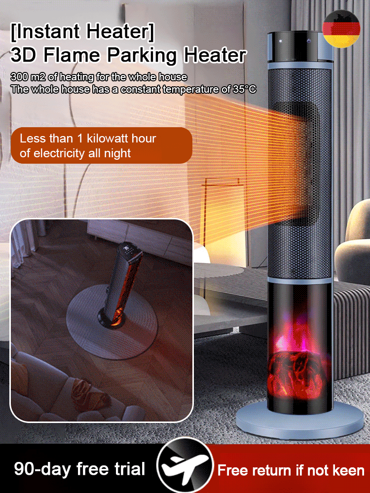 🔥【50% Off】Winter Heating Cutting-Edge Technology! AI Smart Heater Heats Up in 3 Seconds❄️