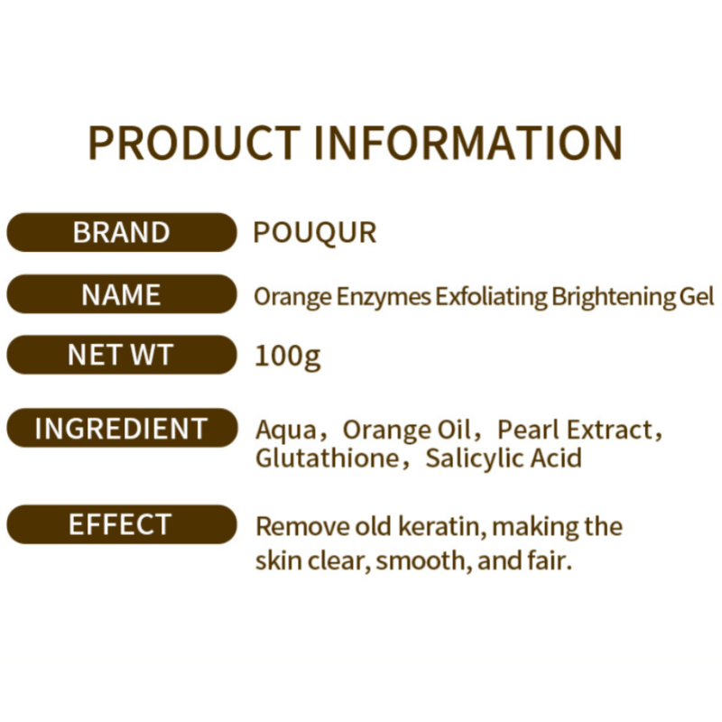 【🍊Buy One Get One Free】Orange Enzyme Exfoliating Gel! 98% Brightening, melts into water upon application