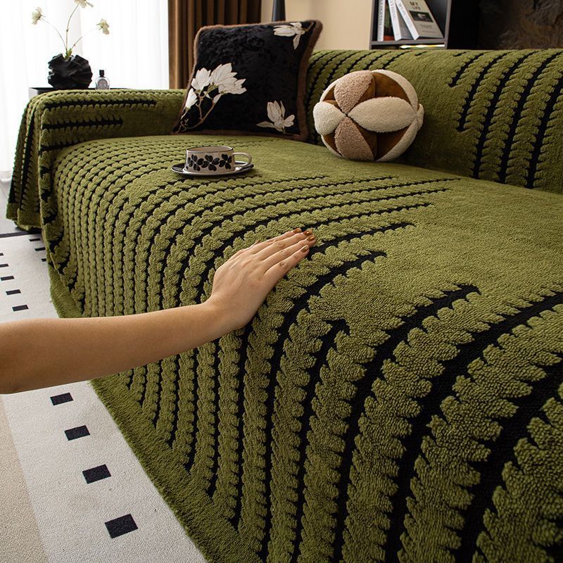 🛋️Class A Baby-Grade Cotton Fleece Sofa Covers｜50% Off! Waterproof, Warm, Multi-Functional✨