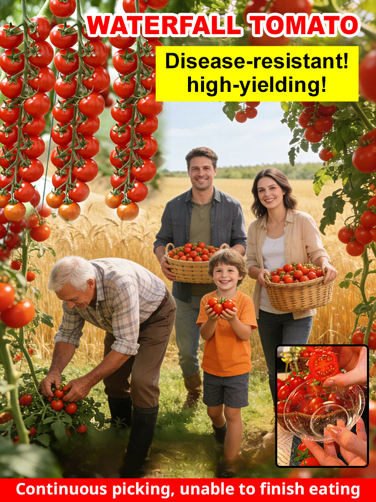 【🍅Buy One Get One Free】98% High Germination Rate Waterfall Cherry Tomato Seeds💥50% Discount! High Yield in 30 Days, 2 Packs for $42 with Free Shipping