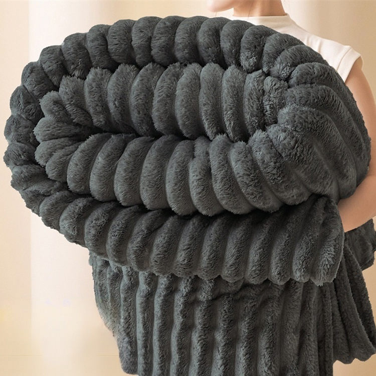 ✨Multi-functional Rabbit Hair Quick-Heating Blanket, non-sticky, and incredibly warm!