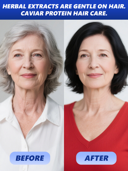 🌿Gentle, Plant-Based Hair Dye: Covers Gray Hair in Just 3 Minutes🌿