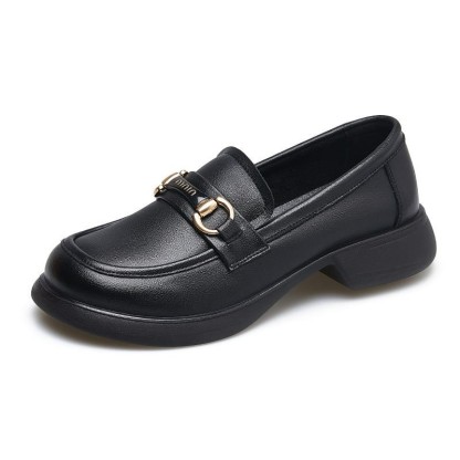 British-style soft-soled non-slip loafers for women