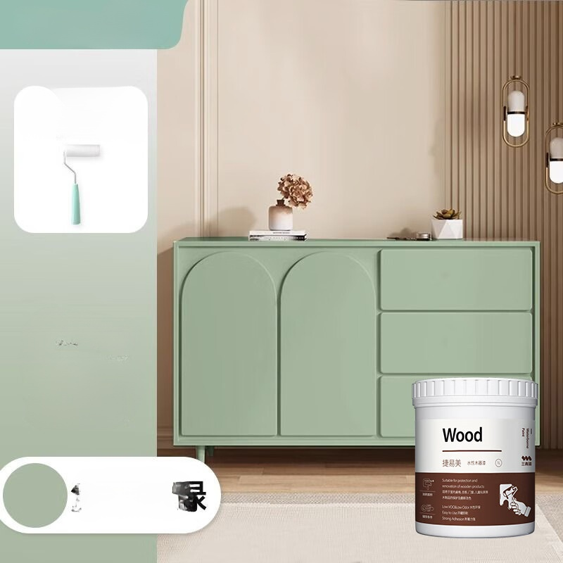 🎨Water-based wood paint for furniture renovation✨ Repairs paint chips and scratches, environmentally friendly and easy to apply