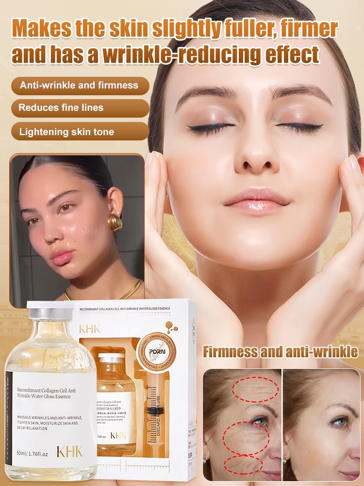 Salmon anti-wrinkle serum: One drop daily reduces lines and yellowing within the day