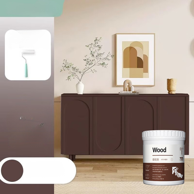 🎨Water-based wood paint for furniture renovation✨ Repairs paint chips and scratches, environmentally friendly and easy to apply
