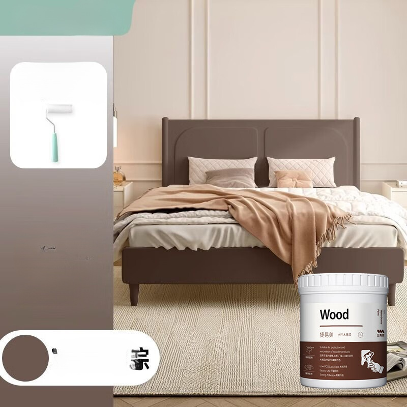 🎨Water-based wood paint for furniture renovation✨ Repairs paint chips and scratches, environmentally friendly and easy to apply