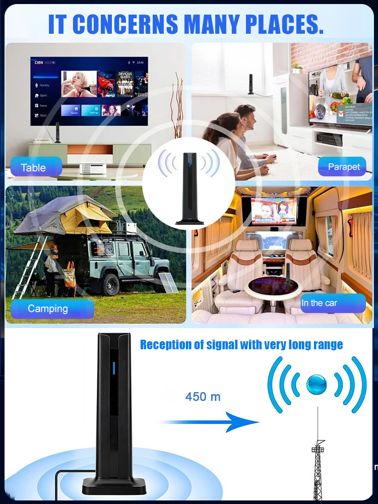 📺️4K-HD-TV-Antenne📡 Keine Zusatzgebühren + Einfach anschließen und loslegen⚡️