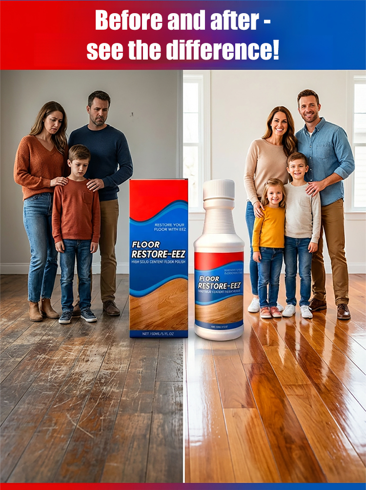 🪵Wood Floor Savior! ✨Repair and polish in one step, gentle on wood and won't damage finish