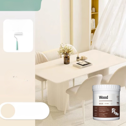 🎨Water-based wood paint for furniture renovation✨ Repairs paint chips and scratches, environmentally friendly and easy to apply