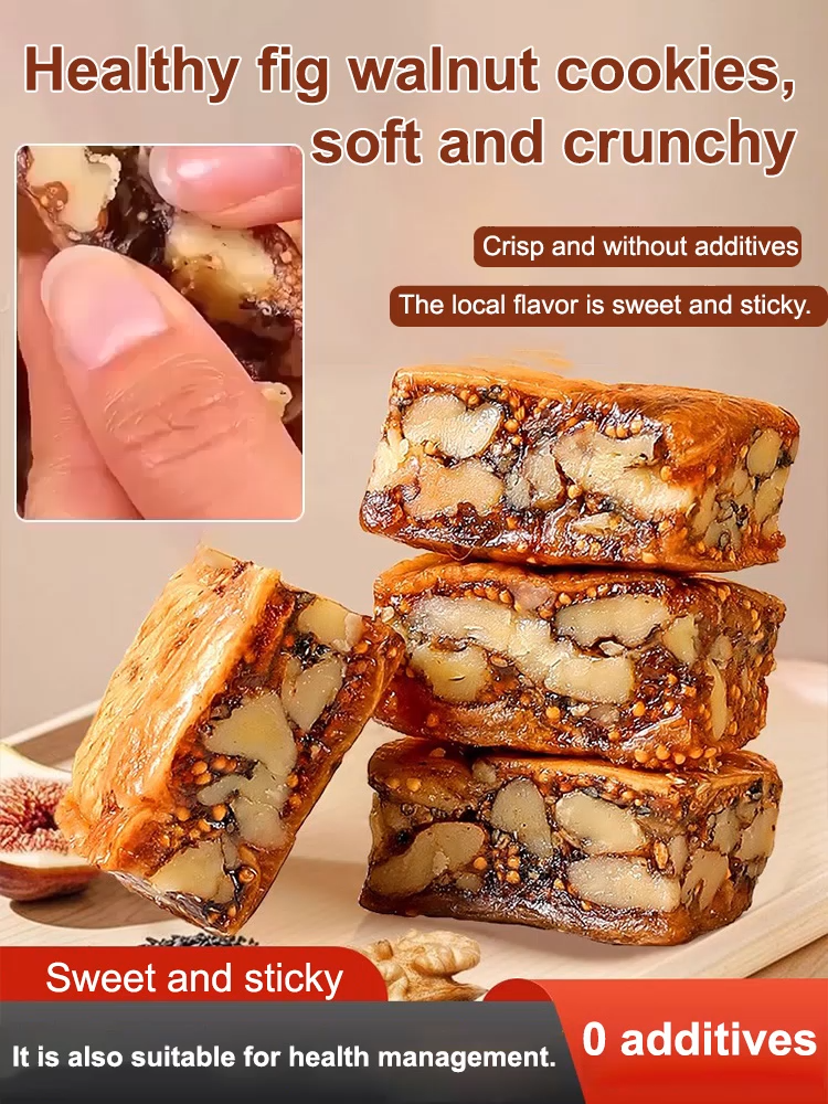 🥰0 Sugar Fig Walnut Pie, a natural and delicious nutritious treat