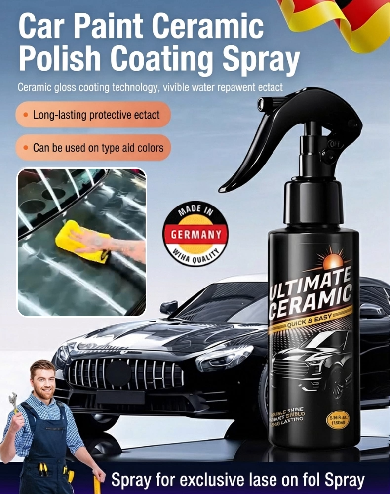 【🚗Buy One Get One Free】German Ultimate Ceramic Coating Spray🛡️ Give Your Old Car a Dazzling Gloss in 3 Minutes