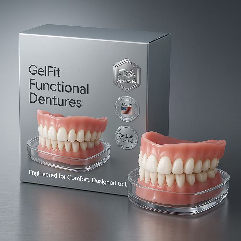 🦷 A celebrity smile in 3 seconds! Perfect Smile Denture Set✨️