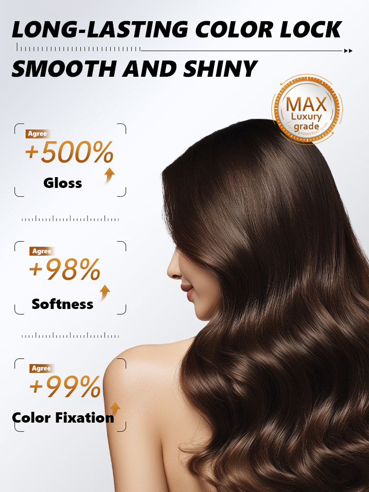 🌿Gentle, Plant-Based Hair Dye: Covers Gray Hair in Just 3 Minutes🌿