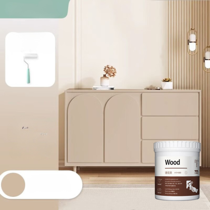 🎨Water-based wood paint for furniture renovation✨ Repairs paint chips and scratches, environmentally friendly and easy to apply