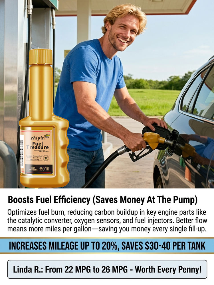 【⛽Buy One Get One Free】Fuel Additive Fuel-Saving Miracle🚗 Save $1 per liter of fuel, 20% more fuel!