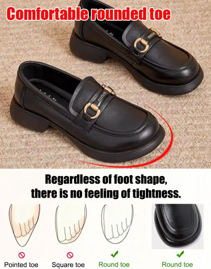 British-style soft-soled non-slip loafers for women