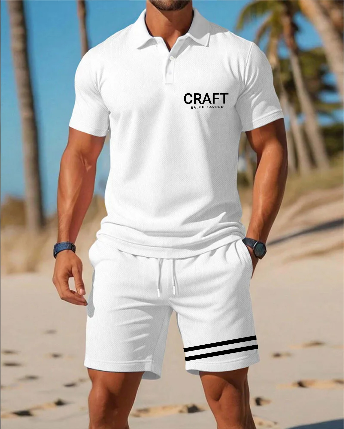 Fashionable And Stylish Casual POLO Shirt Set