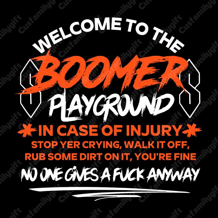 Welcome To BOOMER Playground Graphic  Custom Year Of Birth t-shirt, Hoodie, Boomer Generation T shirt 