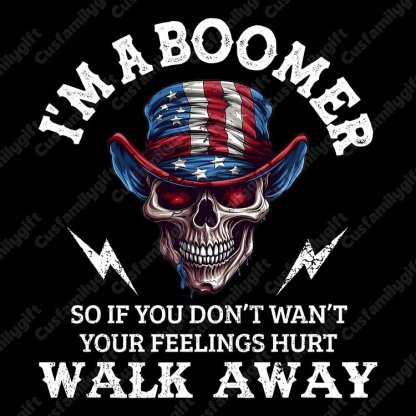 American Skull Cliparts Custom Year Of Birth T-Shirt, Hoodie, Boomer Generation T Shirt 