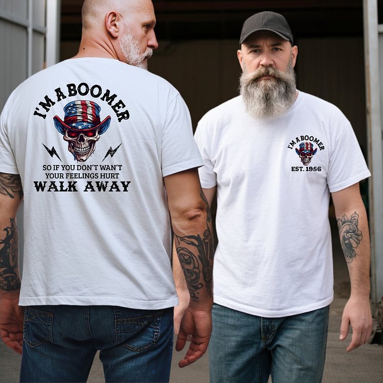 American Skull Cliparts Custom Year Of Birth T-Shirt, Hoodie, Boomer Generation T Shirt 