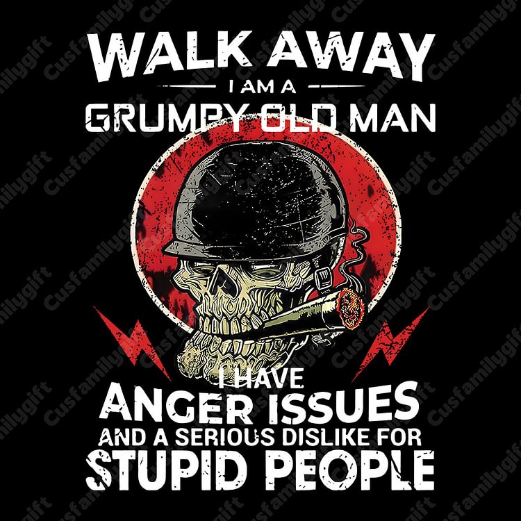 Walk Away I Am A Grumpy Old Man Custom Year Of Birth T-Shirt, Hoodie, Boomer Generation T Shirt