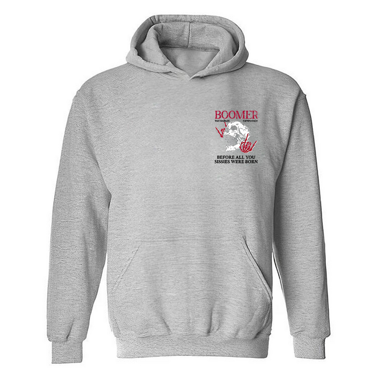 BOOMER Rock Skull Custom Year Of Birth T-Shirt, Hoodie, Boomer Generation T Shirt 