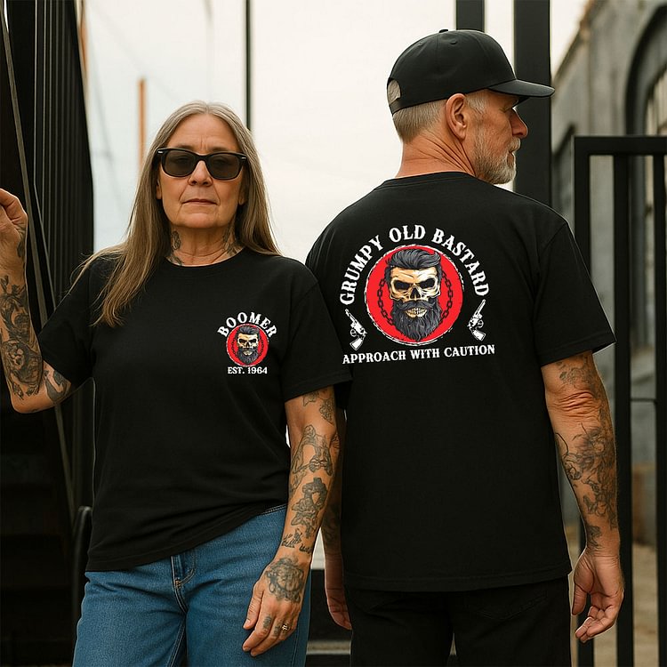 Grumpy Old Bastard Custom Year Of Birth T-Shirt, Hoodie, Boomer Generation T Shirt