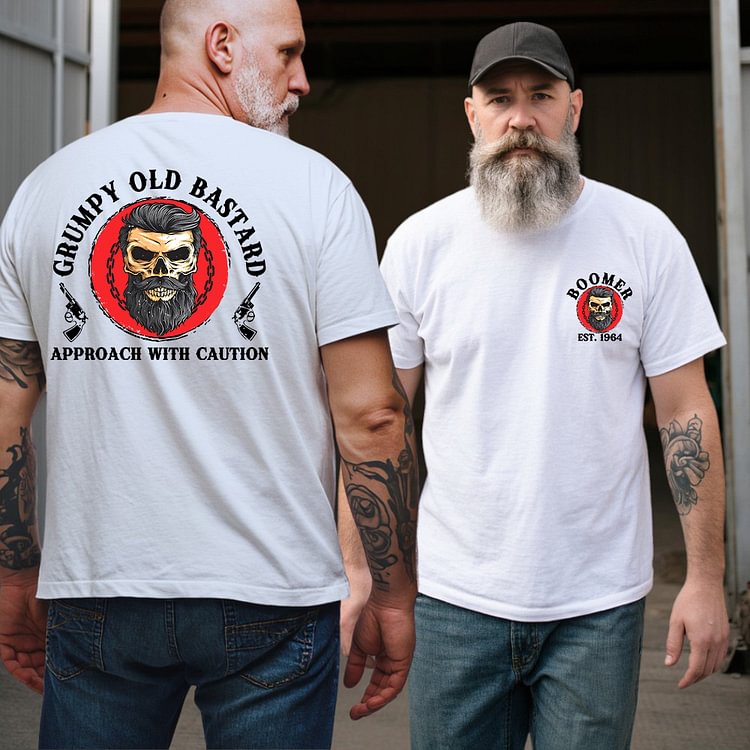 Grumpy Old Bastard Custom Year Of Birth T-Shirt, Hoodie, Boomer Generation T Shirt