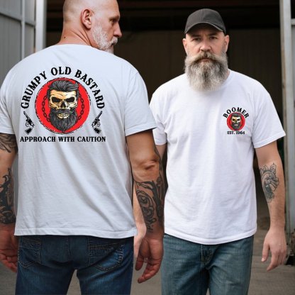 Grumpy Old Bastard Custom Year Of Birth T-Shirt, Hoodie, Boomer Generation T Shirt