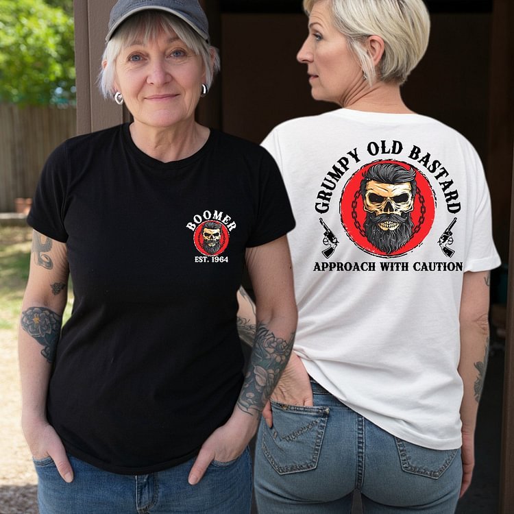 Grumpy Old Bastard Custom Year Of Birth T-Shirt, Hoodie, Boomer Generation T Shirt