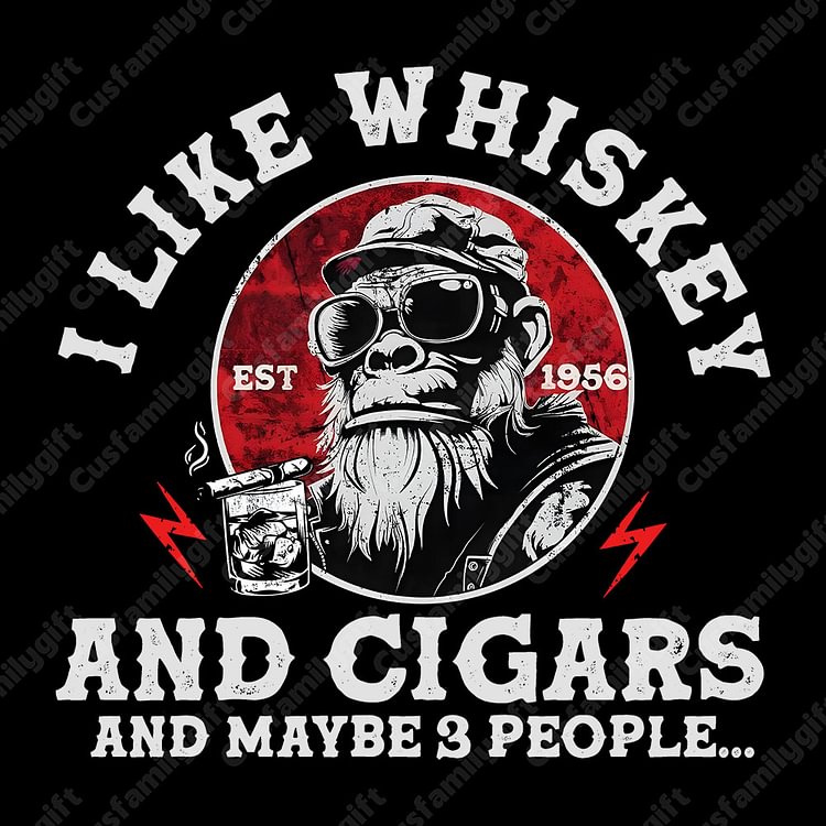I Like Whiskey And Cigars Custom Year Of Birth T-Shirt, Hoodie, Boomer Generation T Shirt