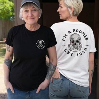 I'm A Boomer Custom Year Of Birth T-Shirt, Hoodie, Boomer Generation T-Shirt