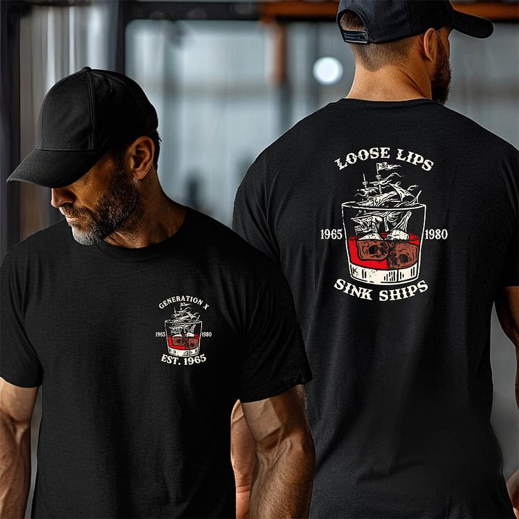 Loose Lips Sink Ships Custom Birth Year T-Shirts, Hoodies, Baby Boomer T-Shirts