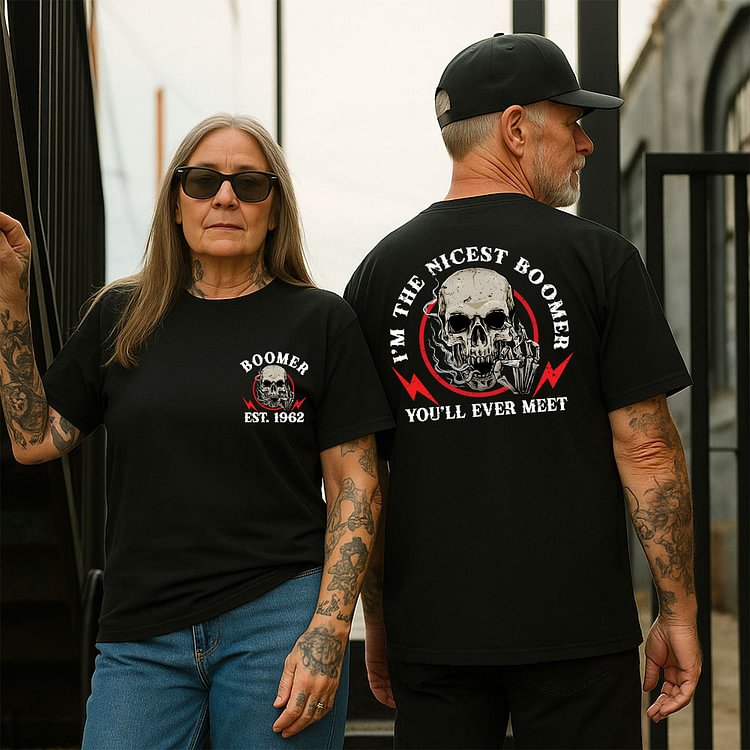I'm The Nicest Boomer Custom Birth Year T-Shirts, Hoodies, Baby Boomer T-Shirts
