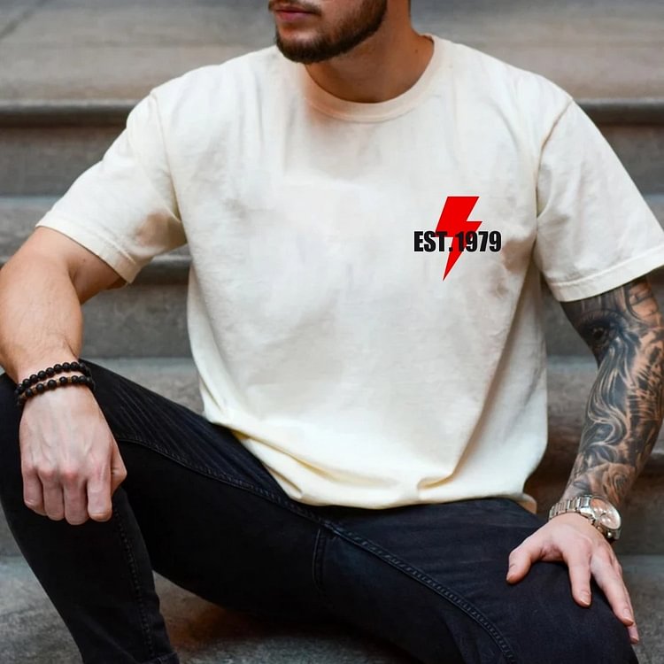 GENERATION X Graphic Custom Generation X Quotes Custom Gen X EST Bothside Print Man T-shirt