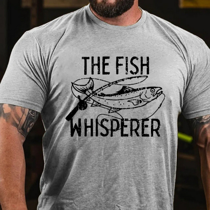 THE FISH WHISPERER Culture Art Printing Men's T-Shirt