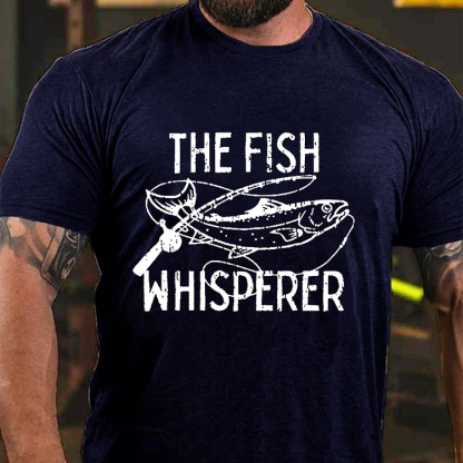 THE FISH WHISPERER Culture Art Printing Men's T-Shirt