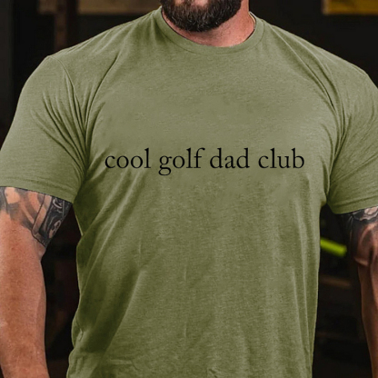 Cool Golf Dad Club Culture Art Printing Men's T-Shirt