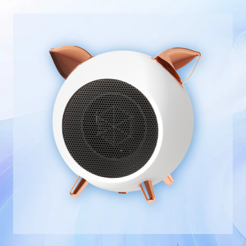 Rapid Warming Electric Heater with Overheat Protection - Stylish and Safe