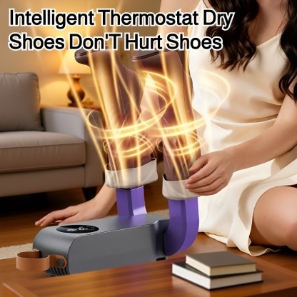 Multifunctional 360° Cycle Shoe Dryer with Timer, Antibacterial & Deodorizing for All Seasons