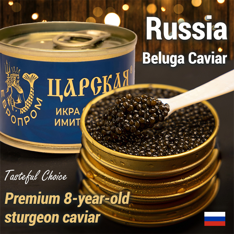 🌊Russian imported sturgeon caviar. [✨Carefully selected roe from Russian sturgeon from the Caspian Sea.]