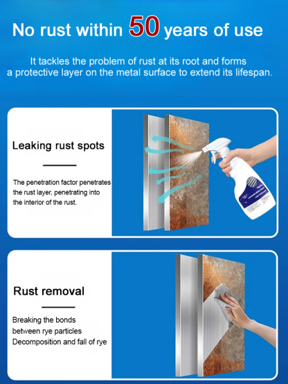 【✨️Rapid Rust Remover】Powerful Steel Rust Remover❤️3-Second Rust Removal|Odorless